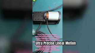 Plataforma linear de atuador de bobina de voz precisa